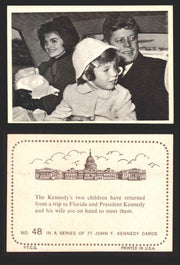 1964 The Story of John F. Kennedy JFK Topps Trading Card You Pick Singles #1-77 #48  - TvMovieCards.com
