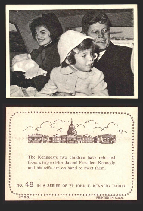 1964 The Story of John F. Kennedy JFK Topps Trading Card You Pick Singles #1-77 #48  - TvMovieCards.com