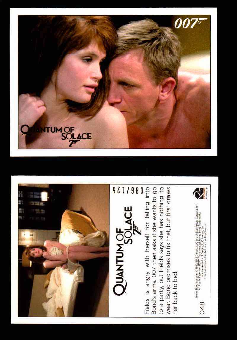 James Bond Archives Quantum of Solace Gold Parallel You Pick Single Cards #1-90 #48  - TvMovieCards.com