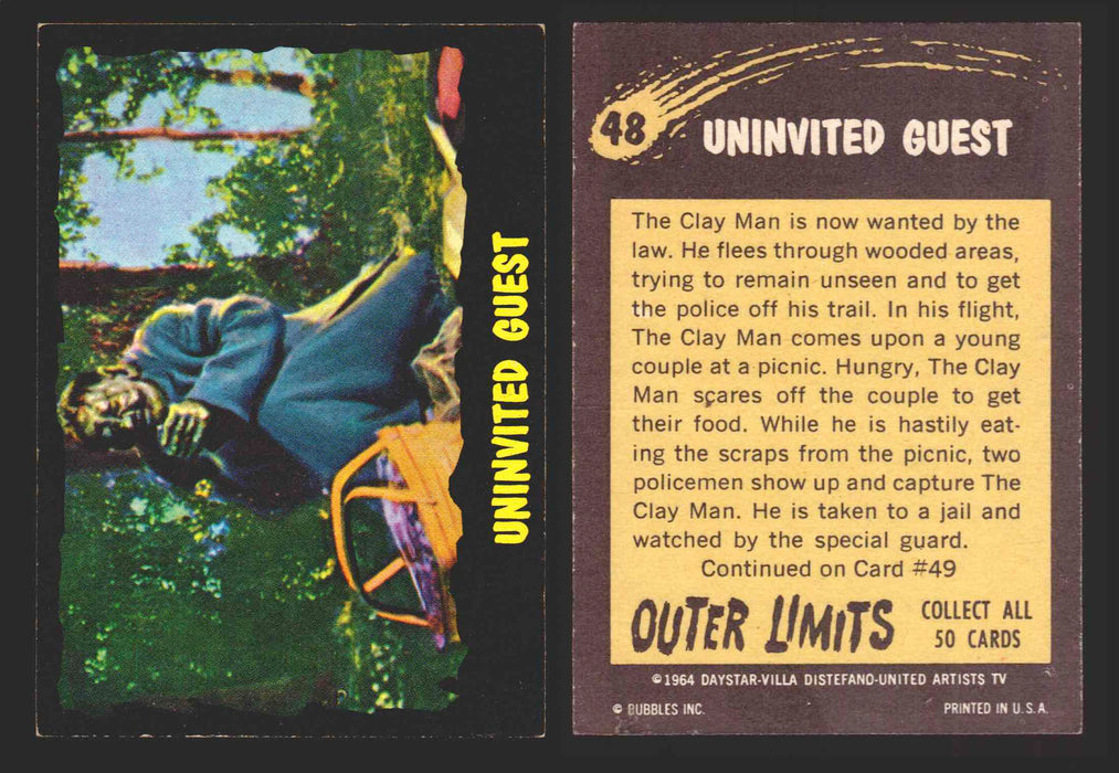 1964 Outer Limits Bubble Inc Vintage Trading Cards #1-50 You Pick Singles #48  - TvMovieCards.com