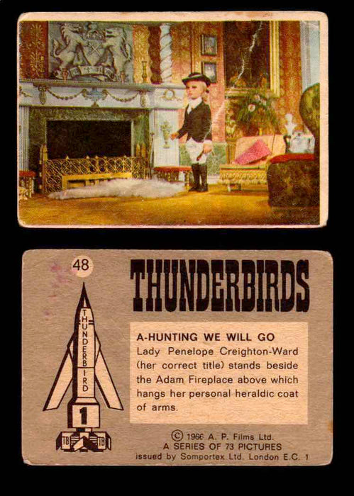 Thunderbirds Vintage Trading Card Singles #1-72 Somportex 1966 #48  - TvMovieCards.com