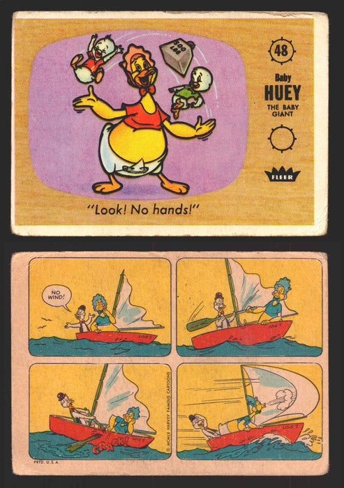 1960 Casper The Ghost Fleer Vintage Trading Card You Pick Singles #1-#66 48   "Look! No hands!"  - TvMovieCards.com