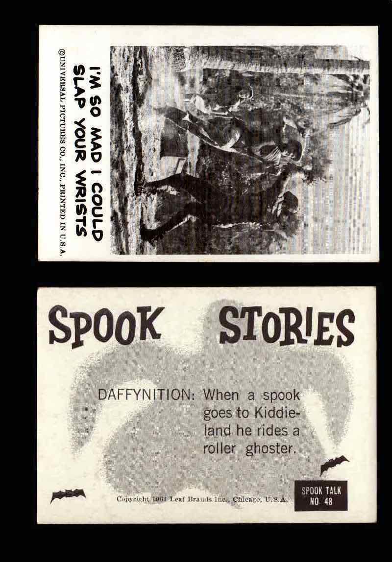 1961 Spook Stories Series 1 Leaf Vintage Trading Cards You Pick Singles #1-#72 #48  - TvMovieCards.com
