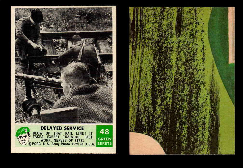 1966 Green Berets PCGC Vintage Gum Trading Card You Pick Singles #1-66 #48  - TvMovieCards.com