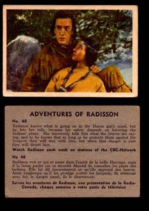 1957 Adventures of Radisson (Tomahawk) TV Vintage Card You Pick Singles #1-50 #48  - TvMovieCards.com