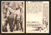 1963 Combat Series I Donruss Selmur Vintage Card You Pick Singles #1-66 48   Planning an Escape!  - TvMovieCards.com