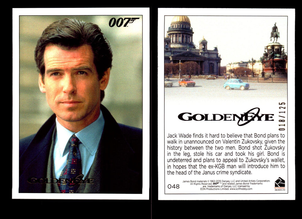 James Bond Archives 2015 Goldeneye Gold Parallel Card You Pick Single #1-#102 #48  - TvMovieCards.com