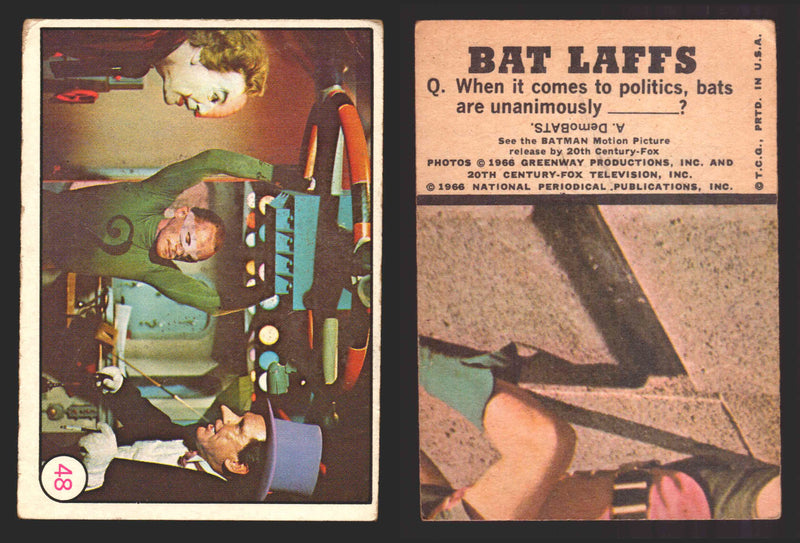 Batman Bat Laffs Vintage Trading Card You Pick Singles #1-#55 Topps 1966 #48  - TvMovieCards.com