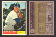1961 Topps Baseball Trading Card You Pick Singles #400-#499 VG/EX #	492 Ron Fairly - Los Angeles Dodgers  - TvMovieCards.com