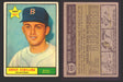 1961 Topps Baseball Trading Card You Pick Singles #400-#499 VG/EX #	499 Chuck Schilling - Boston Red Sox RC  - TvMovieCards.com