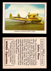 1940 Modern American Airplanes Series A Vintage Trading Cards Pick Singles #1-50 49 Stearman Hammond Safety Plane  - TvMovieCards.com