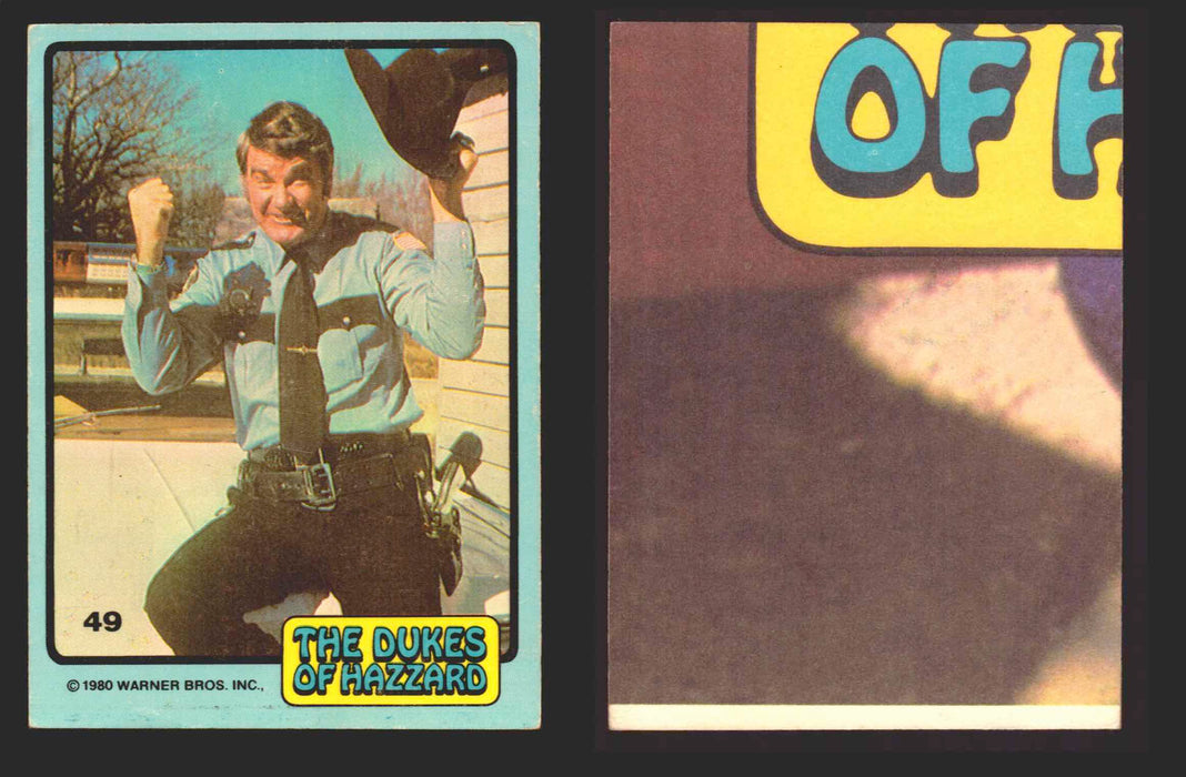 1980 Dukes of Hazzard Vintage Trading Cards You Pick Singles #1-#66 Donruss 49   Sheriff Roscoe  - TvMovieCards.com