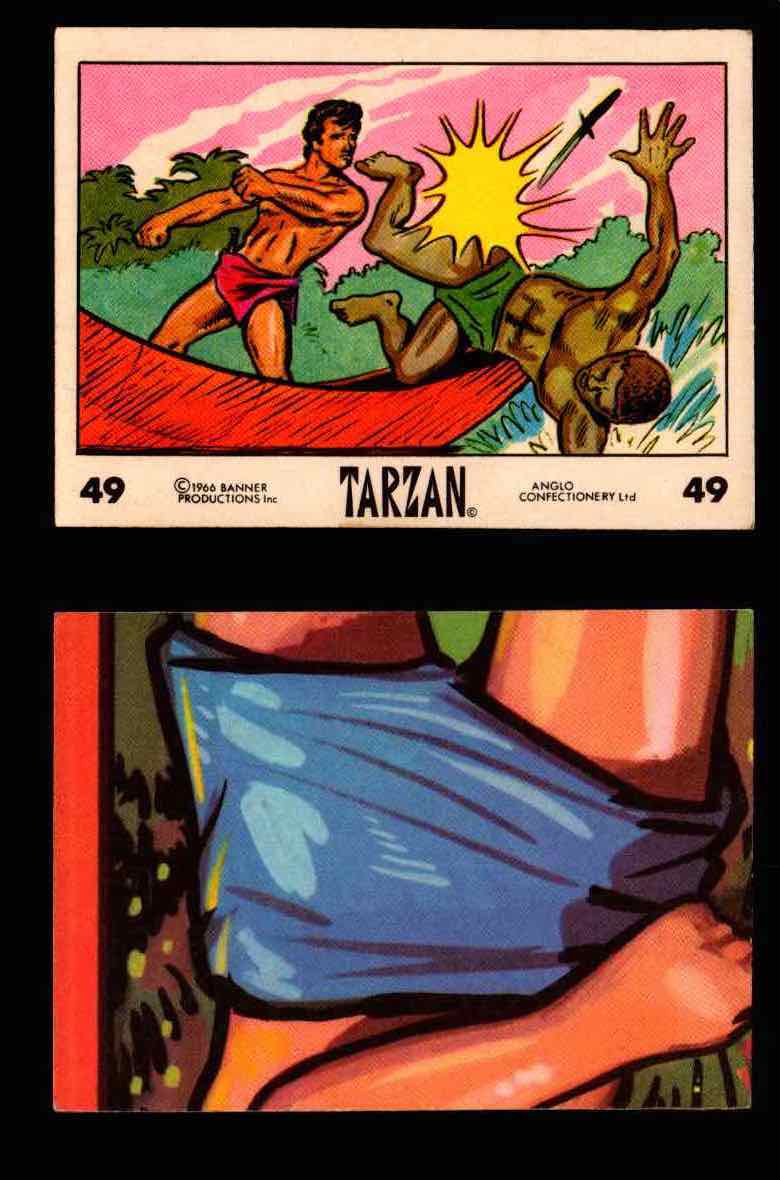 1966 Tarzan Banner Productions Vintage Trading Cards You Pick Singles #1-66 #49  - TvMovieCards.com