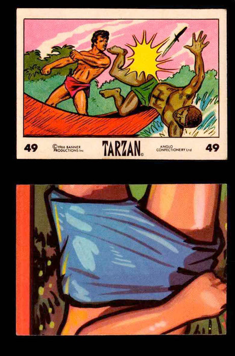 1966 Tarzan Banner Productions Vintage Trading Cards You Pick Singles #1-66 #49  - TvMovieCards.com