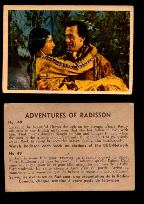1957 Adventures of Radisson (Tomahawk) TV Vintage Card You Pick Singles #1-50 #49  - TvMovieCards.com