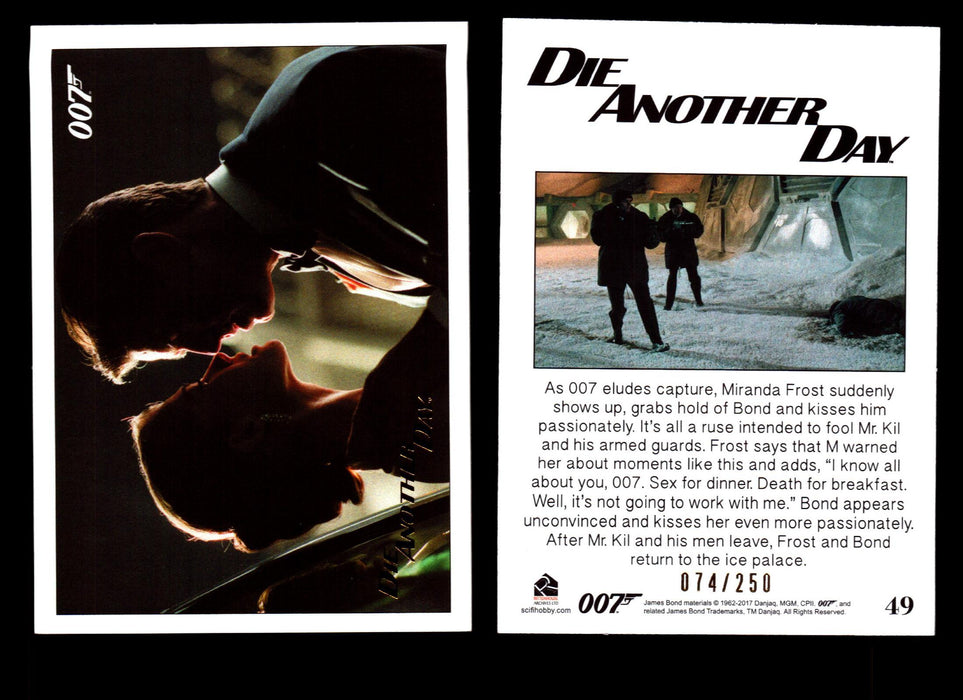 James Bond Archives 2017 Final Edition Die Another Day Gold Parallel Card Single #49  - TvMovieCards.com