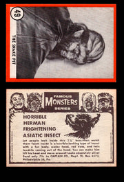Famous Monsters 1963 Vintage Trading Cards You Pick Singles #1-64 #49  - TvMovieCards.com