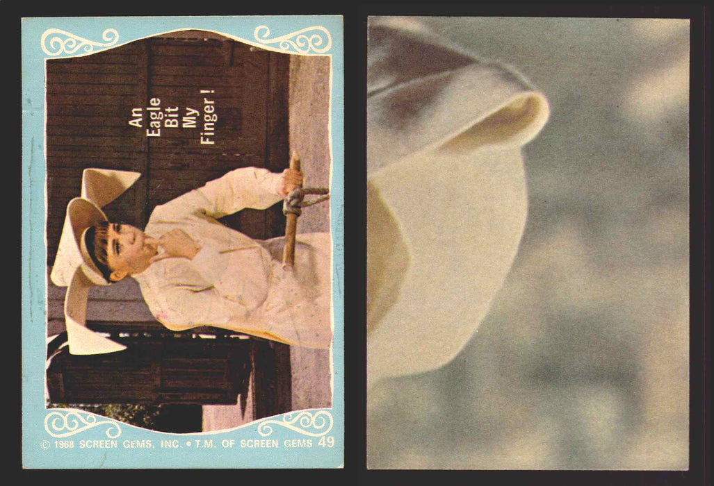 The Flying Nun Vintage Trading Card You Pick Singles #1-#66 Sally Field Donruss 49   An Eagle Bit My Finger!  - TvMovieCards.com