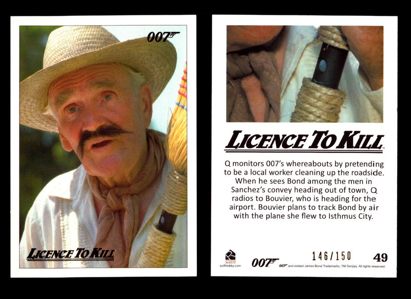 James Bond Classics 2016 Licence To Kill Gold Foil Parallel Card You Pick Single #49  - TvMovieCards.com