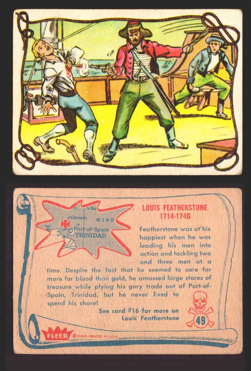 1961 Pirates Bold Vintage Trading Cards You Pick Singles #1-#66 Fleer 49   Louis Featherstone  - TvMovieCards.com