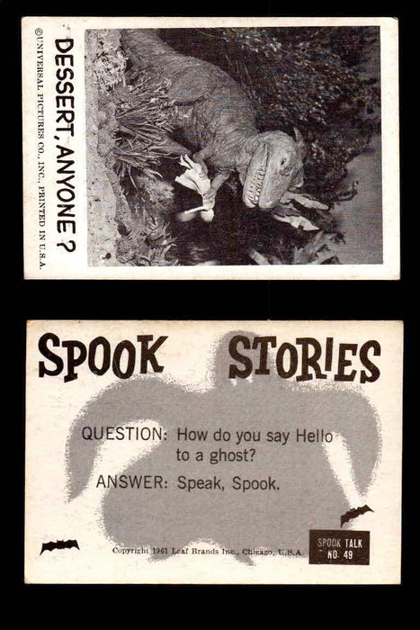 1961 Spook Stories Series 1 Leaf Vintage Trading Cards You Pick Singles #1-#72 #49  - TvMovieCards.com