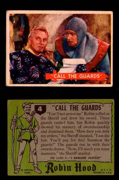 1957 Robin Hood Topps Vintage Trading Cards You Pick Singles #1-60 #4  - TvMovieCards.com