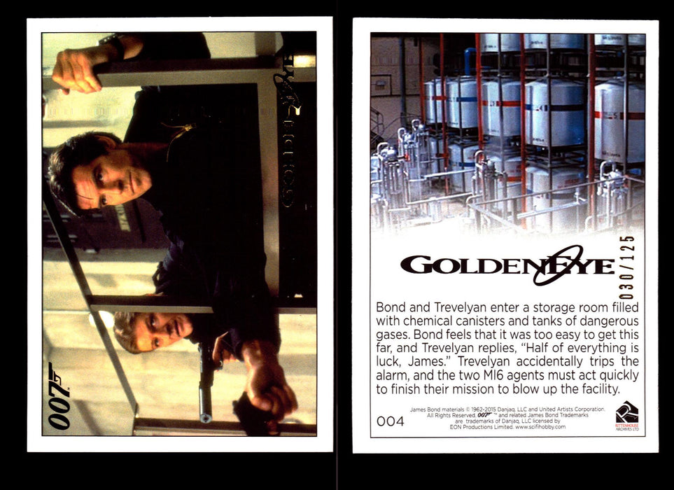 James Bond Archives 2015 Goldeneye Gold Parallel Card You Pick Single #1-#102 #4  - TvMovieCards.com