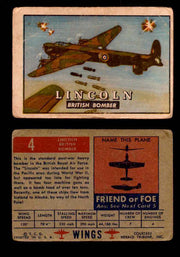 1952 Wings Topps TCG Vintage Trading Cards You Pick Singles #1-100 #4  - TvMovieCards.com