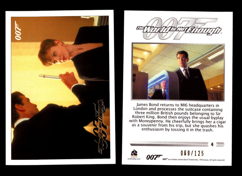 James Bond Classics 2016 World is Not Enough Gold Foil Parallel Card You Pick Nu #4  - TvMovieCards.com