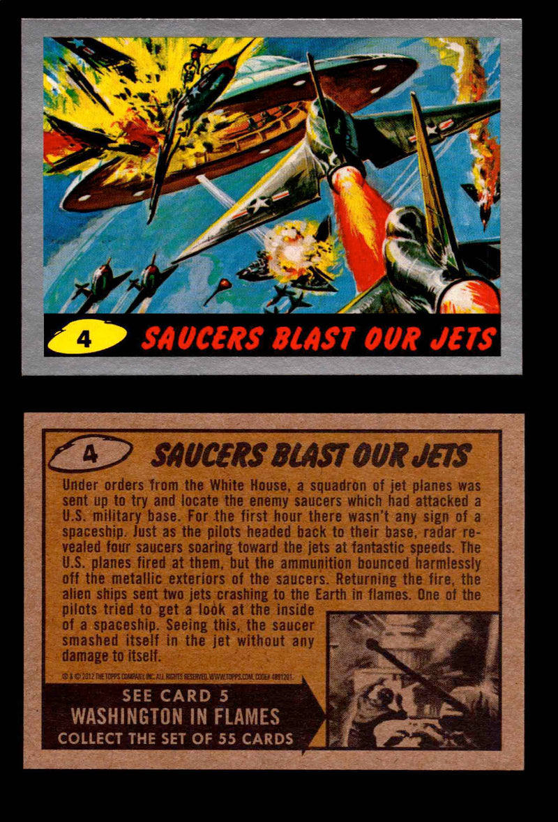 2012 Mars Attacks Silver Parallel You Pick Single Trading Card #1-55 Topps   - TvMovieCards.com
