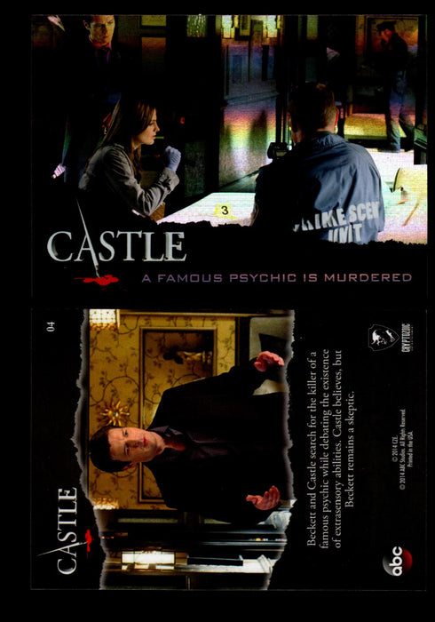 Castle Seasons 3 & 4 Foil Parallel Base Card You Pick Singles 1-72 #4  - TvMovieCards.com