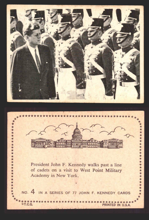1964 The Story of John F. Kennedy JFK Topps Trading Card You Pick Singles #1-77 #4  - TvMovieCards.com