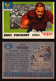 1955 Topps All American Football Trading Card You Pick Singles #1-#100 VG/EX #	4	Ernie Pinckert  - TvMovieCards.com