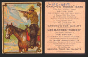 1930 Ganong "Rodeo" Bars V155 Cowboy Series #1-50 Trading Cards Singles #4 A Long Shot  - TvMovieCards.com