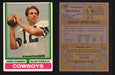 1974 Topps Football Trading Card You Pick Singles #1-#528 G/VG/EX #	500	Roger Staubach (HOF)  - TvMovieCards.com