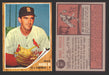 1962 Topps Baseball Trading Card You Pick Singles #500-#598 VG/EX #	507 Ernie Broglio - St. Louis Cardinals  - TvMovieCards.com