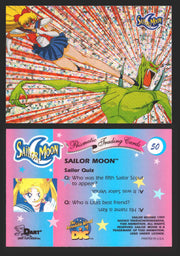 1997 Sailor Moon Prismatic You Pick Trading Card Singles #1-#72 No Cracks 50   Sailor Quiz: Who was the fifth Sailor Scout  - TvMovieCards.com