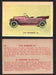 1959 Parkhurst Old Time Cars Vintage Trading Card You Pick Singles #1-64 V339-16 50	1916 Marmon 34  - TvMovieCards.com