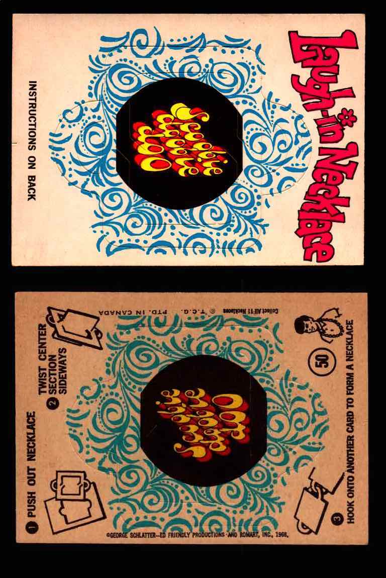 1968 Laugh-In Topps Vintage Trading Cards You Pick Singles #1-77 #50  - TvMovieCards.com