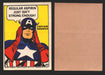 1967 Philadelphia Gum Marvel Super Hero Stickers Vintage You Pick Singles #1-55 50   Captain America - Regular aspirin just isn't strong enough!  - TvMovieCards.com