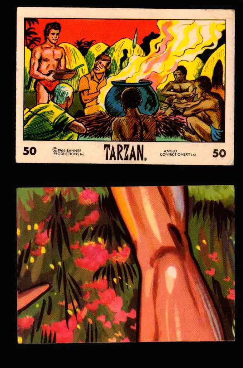 1966 Tarzan Banner Productions Vintage Trading Cards You Pick Singles #1-66 #50  - TvMovieCards.com