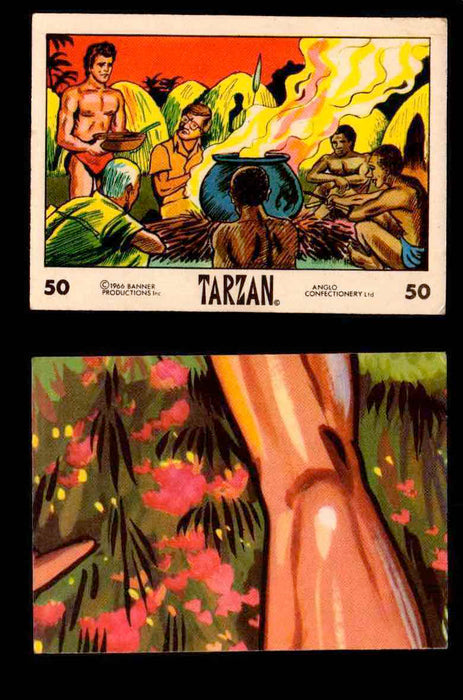 1966 Tarzan Banner Productions Vintage Trading Cards You Pick Singles #1-66 #50  - TvMovieCards.com