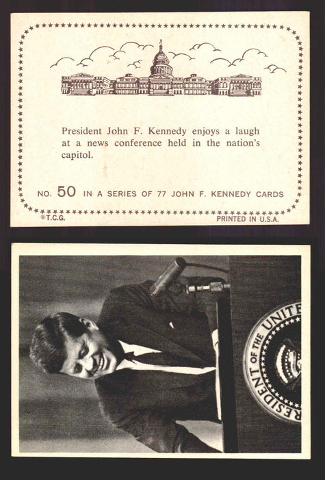 1964 The Story of John F. Kennedy JFK Topps Trading Card You Pick Singles #1-77 #50  - TvMovieCards.com