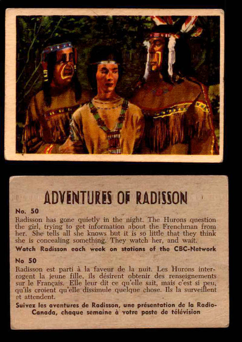 1957 Adventures of Radisson (Tomahawk) TV Vintage Card You Pick Singles #1-50 #50  - TvMovieCards.com