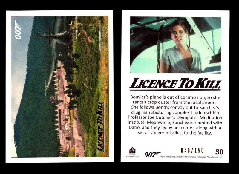 James Bond Classics 2016 Licence To Kill Gold Foil Parallel Card You Pick Single #50  - TvMovieCards.com