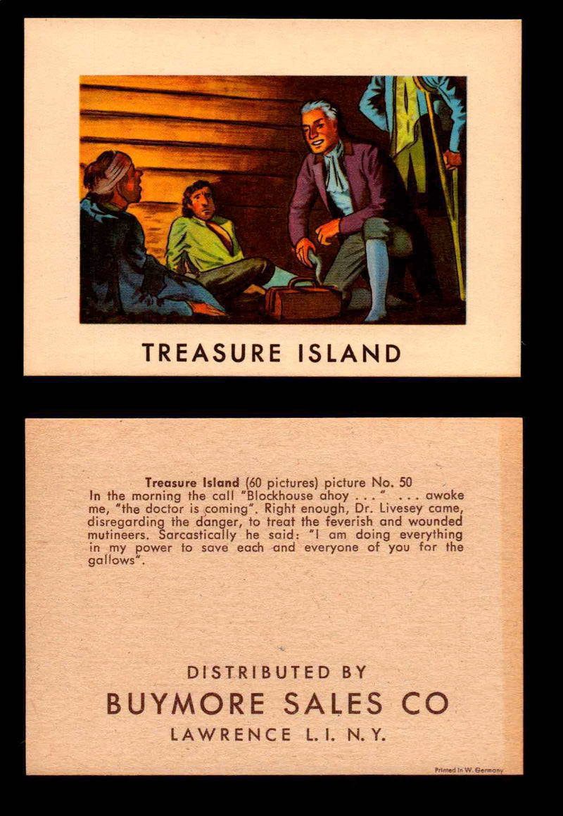 Treasure Island Buymore Sales 1960 Vintage Trading Cards You Pick Singles   - TvMovieCards.com