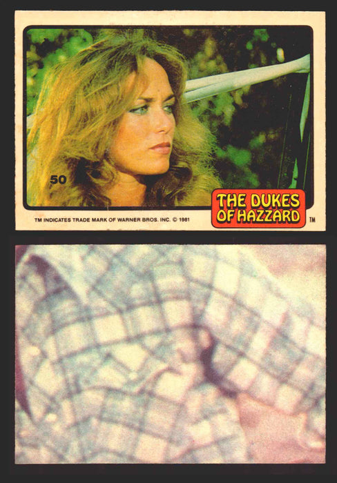 1981 Dukes of Hazzard Sticker Trading Cards You Pick Singles #1-#66 Donruss 50   Daisy Duke  - TvMovieCards.com