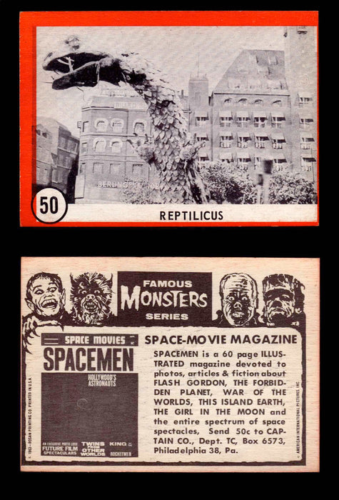 Famous Monsters 1963 Vintage Trading Cards You Pick Singles #1-64 #50  - TvMovieCards.com