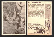 1963 Combat Series I Donruss Selmur Vintage Card You Pick Singles #1-66 50   Die American!  - TvMovieCards.com
