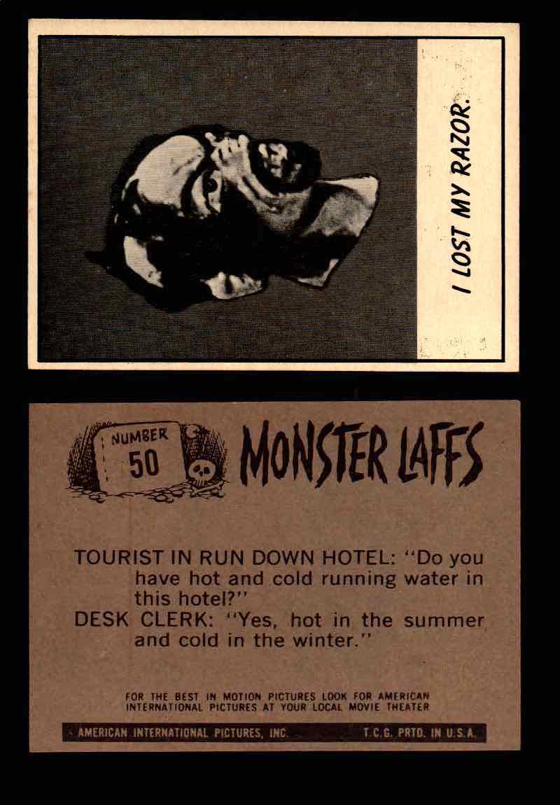 Monster Laffs 1966 Topps Vintage Trading Card You Pick Singles #1-66 #50  - TvMovieCards.com